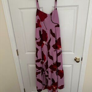 Sanctuary purple floral maxi dress